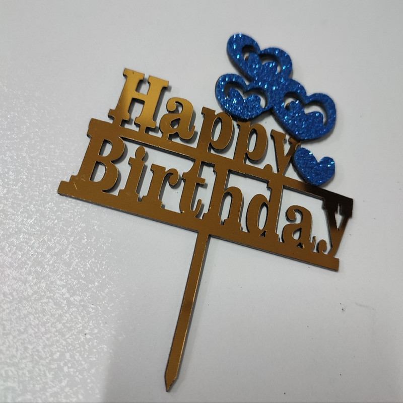 تاپر مدل قلب happy birthday
