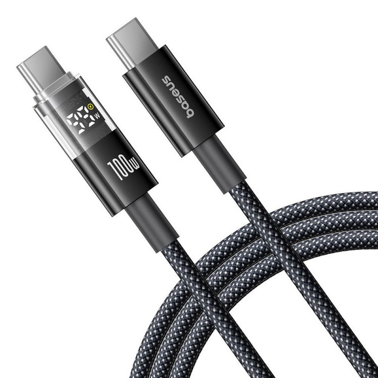کابل تبدیل USB-C بیسوس مدل Display 2 Fast Charging طول 2 متر