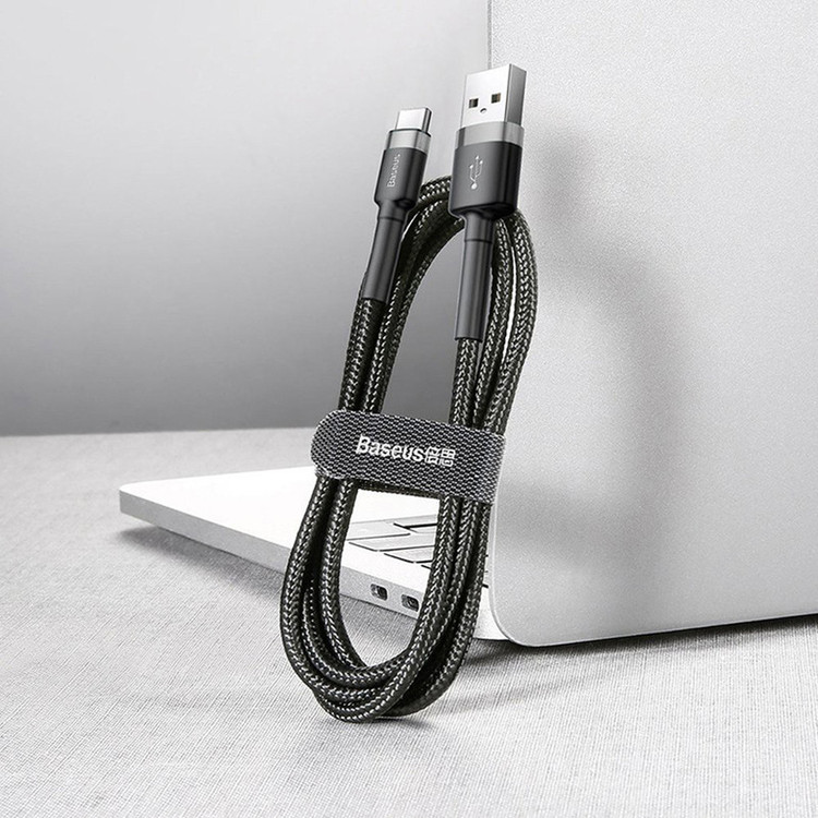 کابل تبدیل USB به USB-C باسئوس مدل CAFULE CATKLF-BG1 طول 1 متر