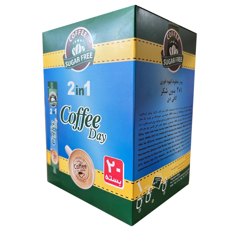 کافی میکس 2*1 بدون شکر آیدین - 350 گرم بسته 20 عددی