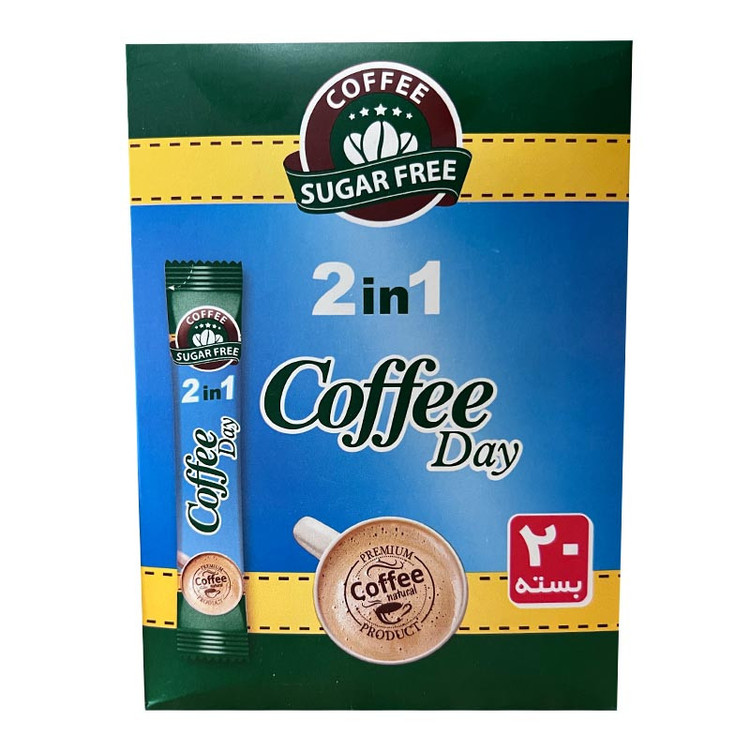 کافی میکس 2*1 بدون شکر آیدین - 350 گرم بسته 20 عددی