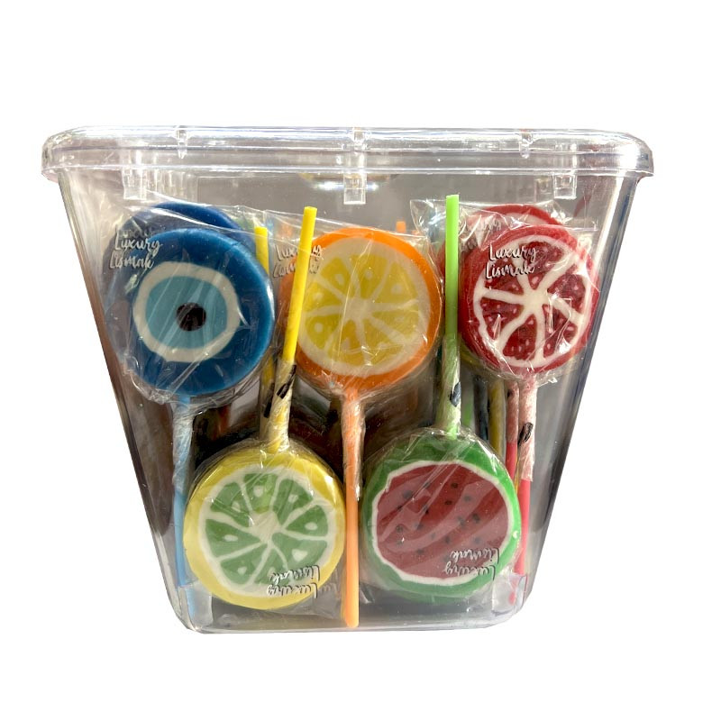 آبنبات چوبی با طعم میوه آدرین بسته 50 عددی