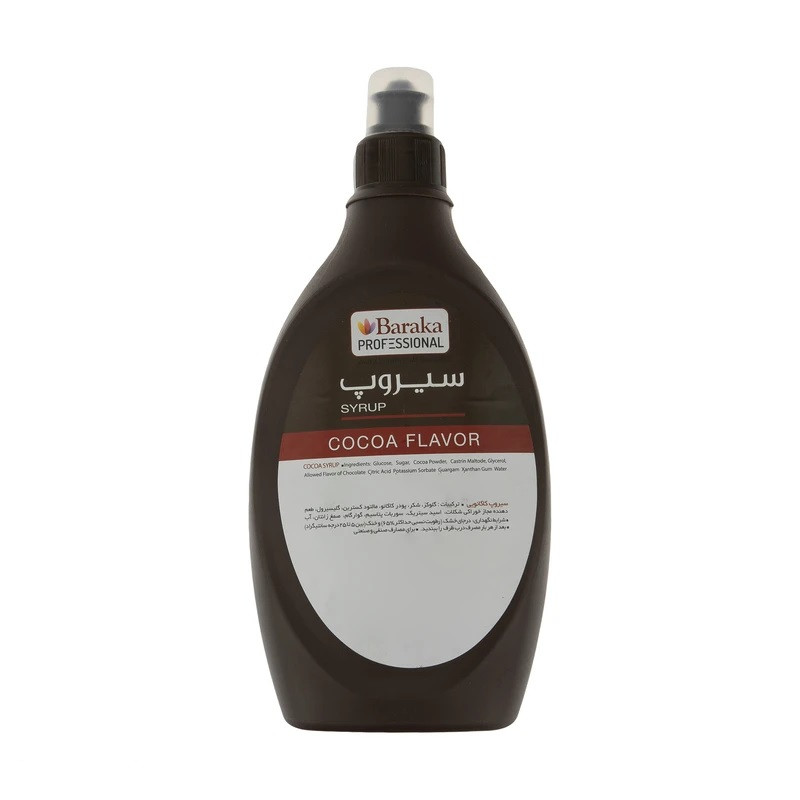 سیروپ کاکائویی باراکا - 500 گرم مجموعه 2 عددی