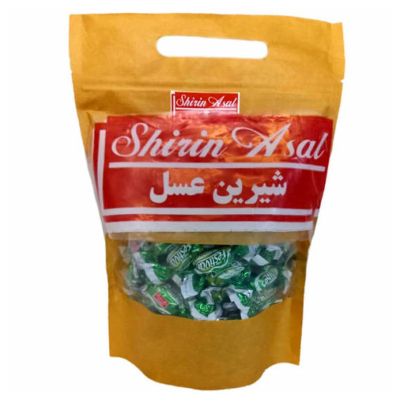 شکلات تافی کارامل با کرم نعنایی کره ای شیرین عسل - 1000 گرم