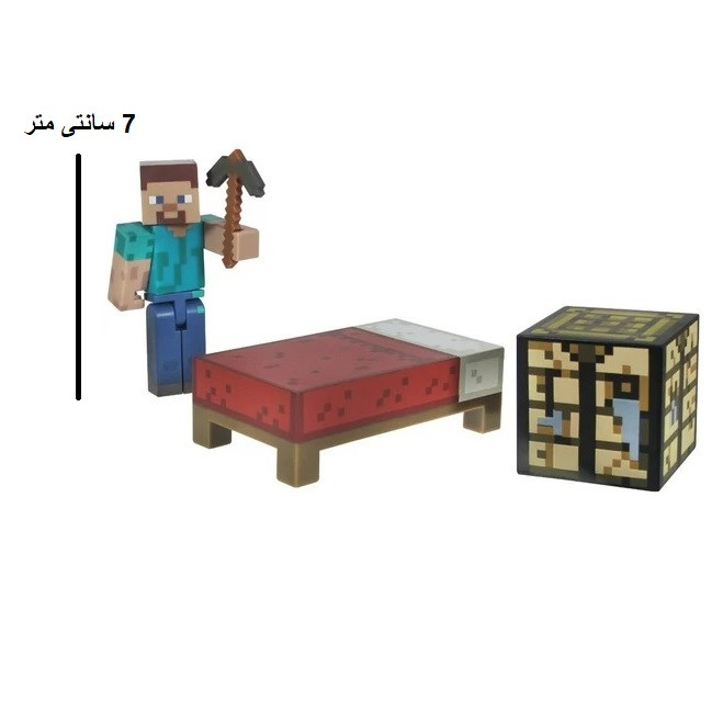 اکشن فیگور مدل Minecraft OverWorld Survival مجموعه 6 عددی