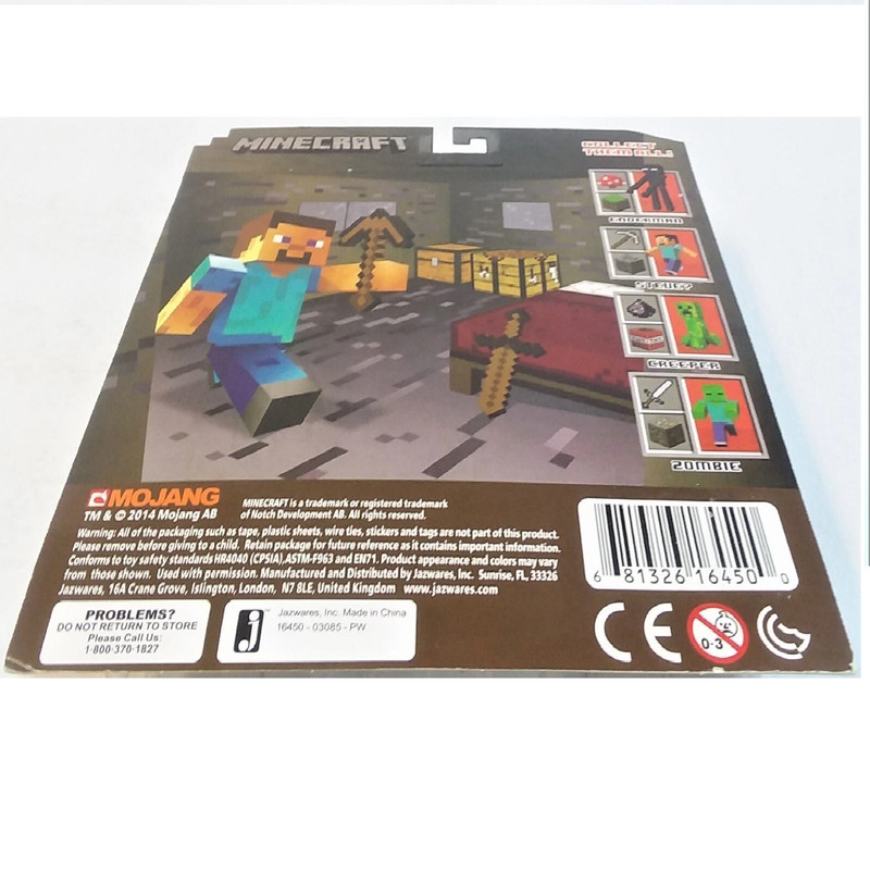 اکشن فیگور مدل Minecraft OverWorld Survival مجموعه 6 عددی