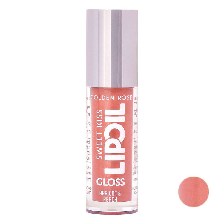 لیپ گلاس گلدن رز مدل Apricot and Peach شماره 02