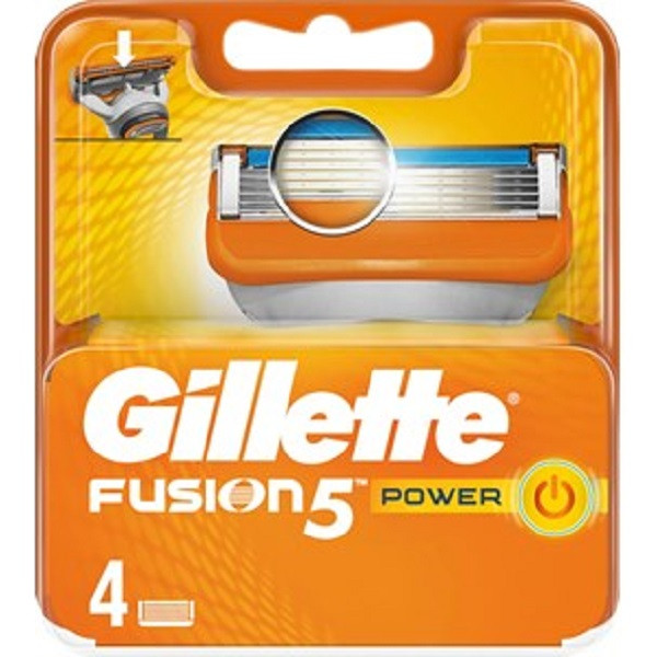 تیغ یدک ژیلت مدل 5 Fusion Power بسته 4 عددی