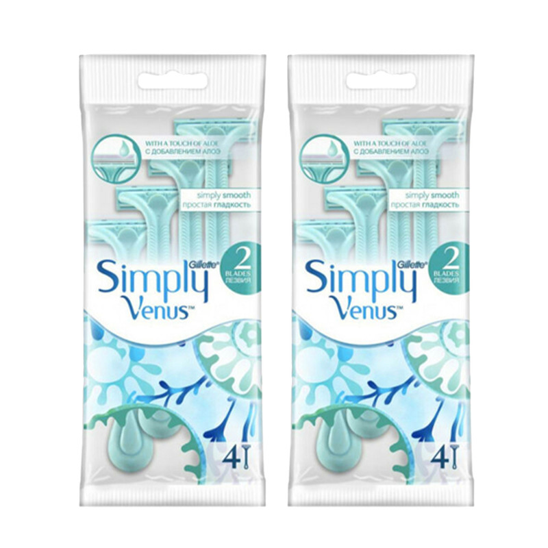 خودتراش ژیلت مدل Simply Venus Blue مجموعه 2 عددی