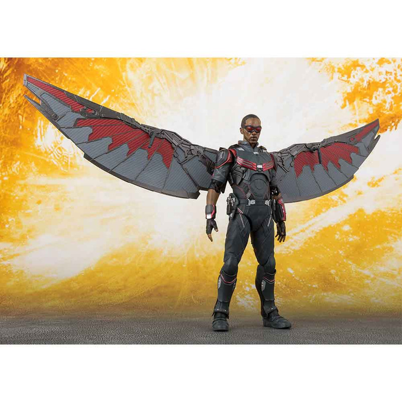 اکشن فیگور مدل فالکون طرح Falcon Avengers Infinity War SHF ارتفاع 15 سانتیمتر