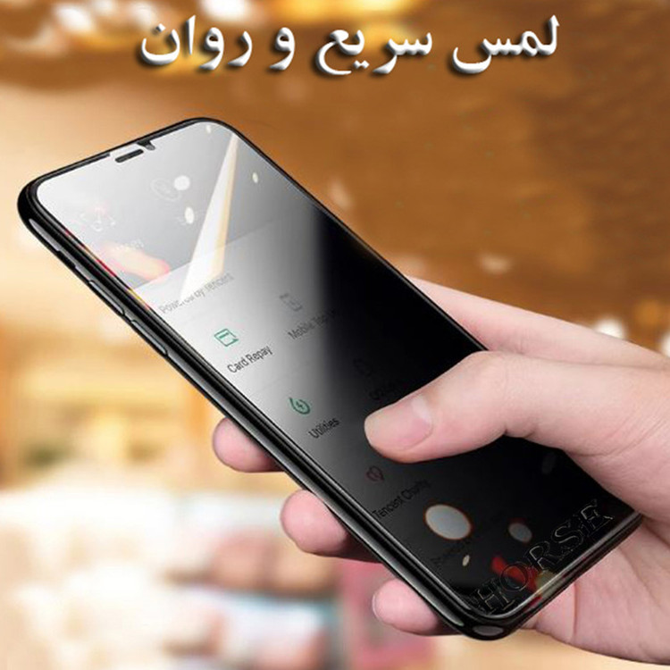 محافظ صفحه نمایش حریم شخصی هورس مدل PFH مناسب برای گوشی موبایل اپل iPhone 13