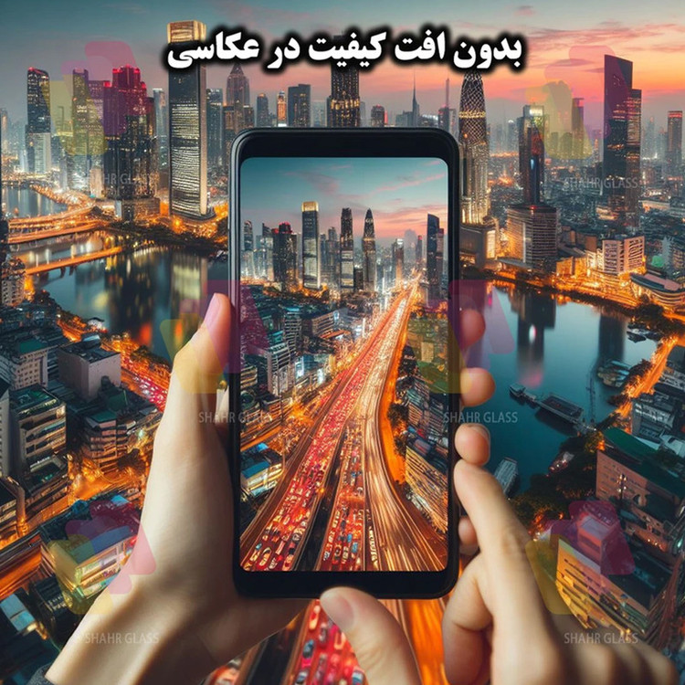 محافظ لنز دوربین شیشه ای شهر گلس مدل LFUD20 مناسب برای گوشی موبایل شیائومی Redmi Note 15 Pro 4G