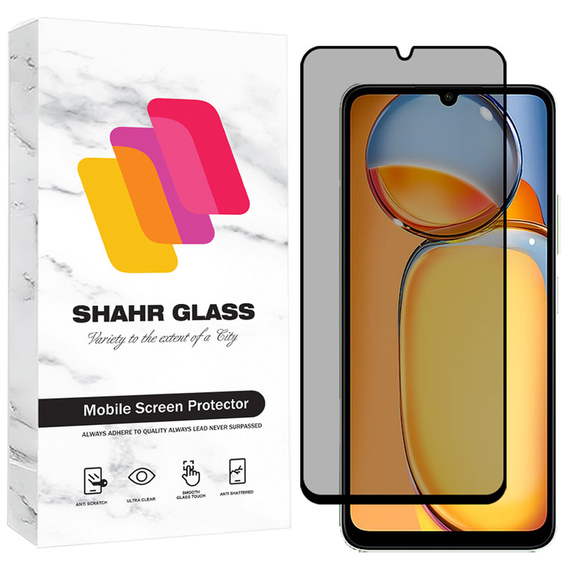محافظ صفحه نمایش حریم شخصی شهر گلس مدل PRIS30 مناسب برای گوشی موبایل شیائومی Redmi 13C 4G / Redmi 13C 5G / Redmi 13R / Poco C65 / سامسونگ Galaxy A05 / A05s / A06 / ریلمی Note 50 / C51 / C53 / وکال V1