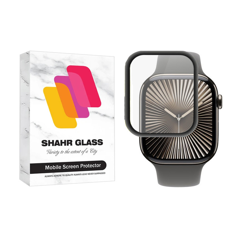 محافظ صفحه نمایش شهر گلس مدل PMMWSH مناسب برای ساعت هوشمند اپل واچ سری 10 46 mm