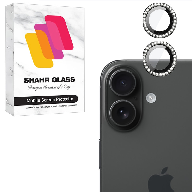 محافظ لنز دوربین شیشه‌ای شهر گلس مدل NRIS20 مناسب برای گوشی موبایل اپل iPhone 16