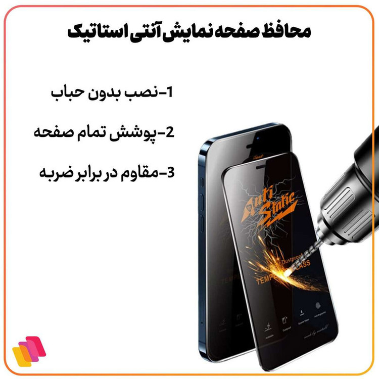 محافظ صفحه نمایش آنتی استاتیک شهر گلس مدل ANTIDUSTSH مناسب برای گوشی موبایل سامسونگ Galaxy A25