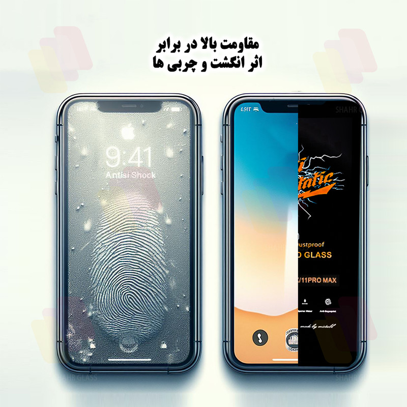 محافظ صفحه نمایش آنتی استاتیک شهر گلس مدل ANTIDUSTSHNW مناسب برای گوشی موبایل اپل iPhone 7/iPhone 8/iPhone SE 2020/iPhone SE 2022