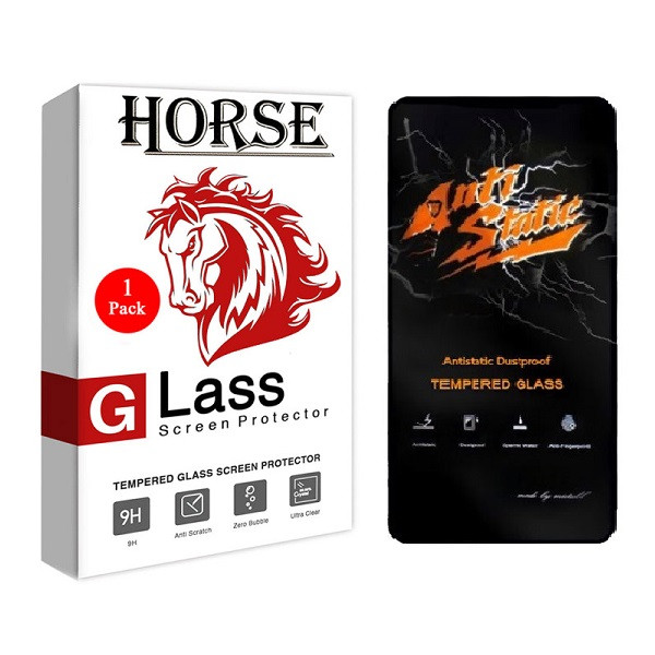 محافظ صفحه هورس گلس مدل آنتی استاتیک مناسب برای گوشی موبایل اپل IPHONE 13 PRO MAX