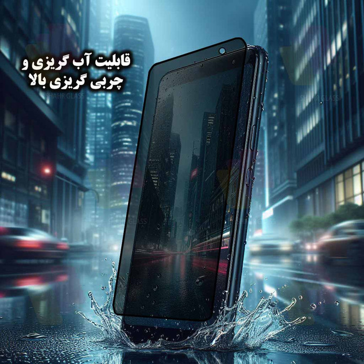 محافظ صفحه نمایش حریم شخصی شهر گلس مدل FULLPRIV مناسب برای گوشی موبایل اپل iPhone 12 Pro Max