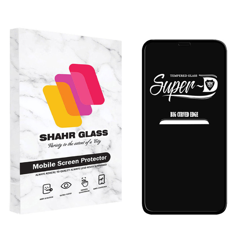 محافظ صفحه نمایش شهر گلس مدل SUPERD مناسب برای گوشی موبایل اپل iPhone XS