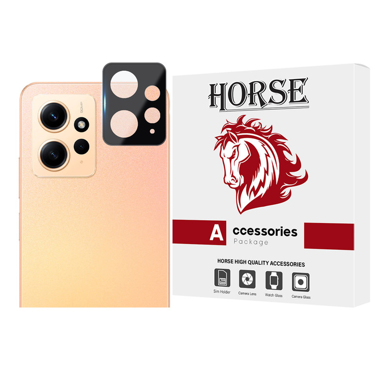 محافظ لنز دوربین هورس مدل FULLENSH مناسب برای گوشی موبایل شیائومی Redmi Note 12 4G