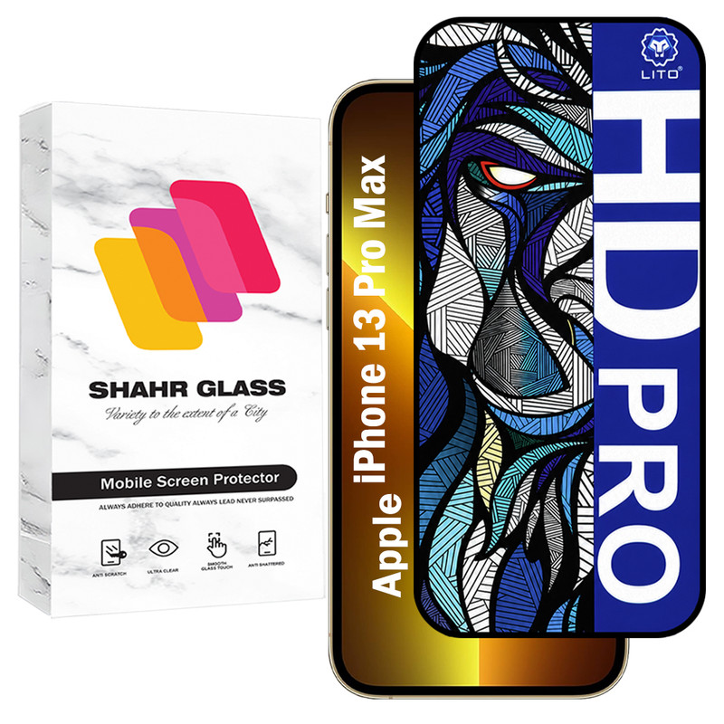 محافظ صفحه نمایش شهر گلس مدل LITOHDS مناسب برای گوشی موبایل اپل iPhone 13 Pro Max