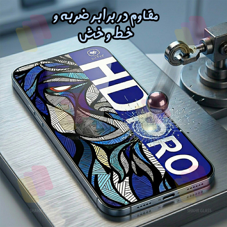 محافظ صفحه نمایش شهر گلس مدل LITOHDS مناسب برای گوشی موبایل اپل iPhone 13 Pro Max