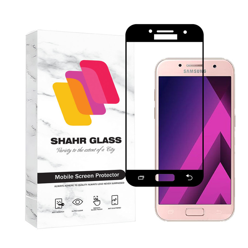 محافظ صفحه نمایش شهر گلس مدل FULSLSH مناسب برای گوشی موبایل سامسونگ Galaxy A3 2017