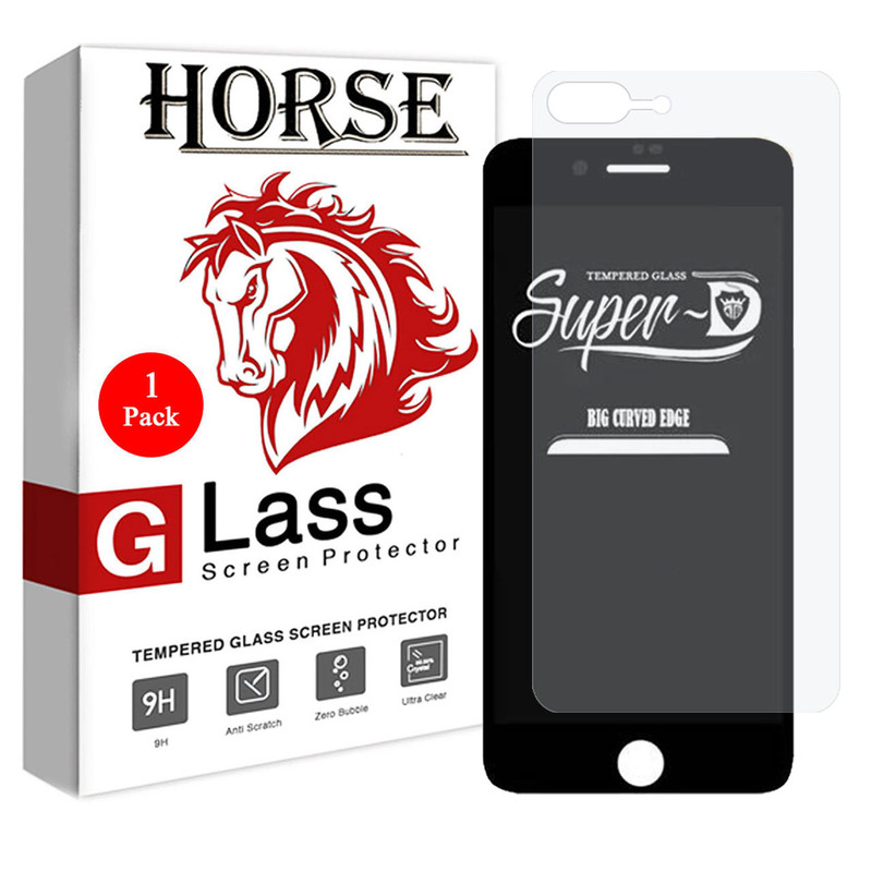 محافظ صفحه نمایش هورس مدل 2SN-Glass  مناسب برای گوشی موبایل اپل iPhone 7 Plus  به همراه محافظ پشت گوشی