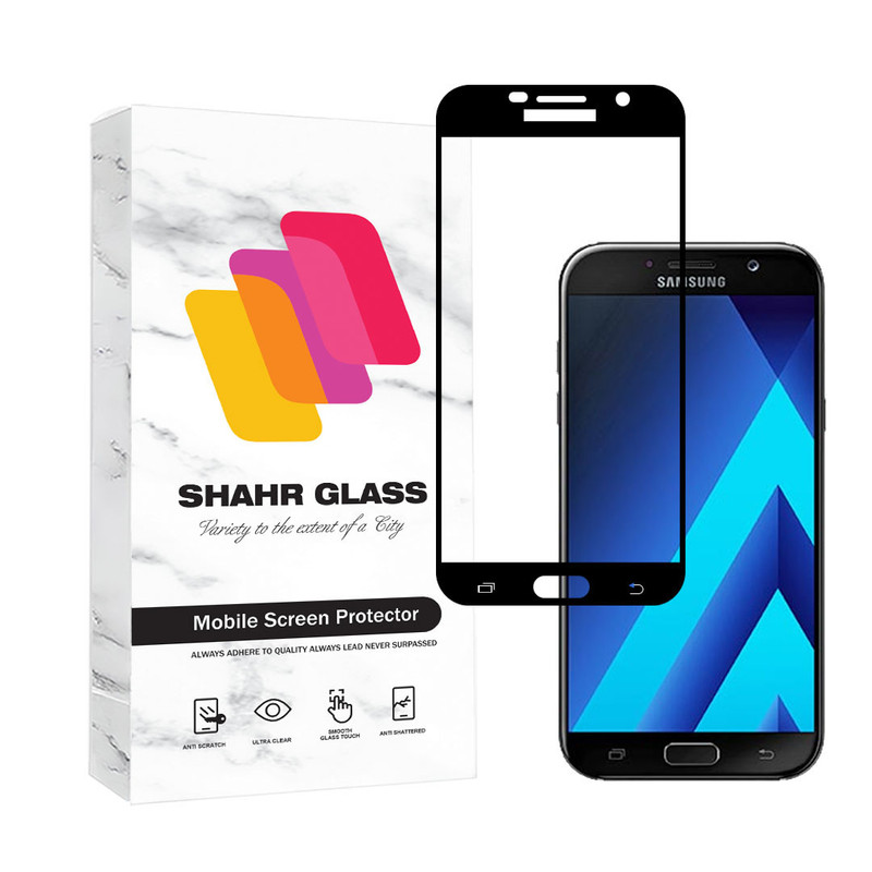 محافظ صفحه نمایش شهر گلس مدل FULSLSH مناسب برای گوشی موبایل سامسونگ Galaxy A7 2017 / Galaxy A720