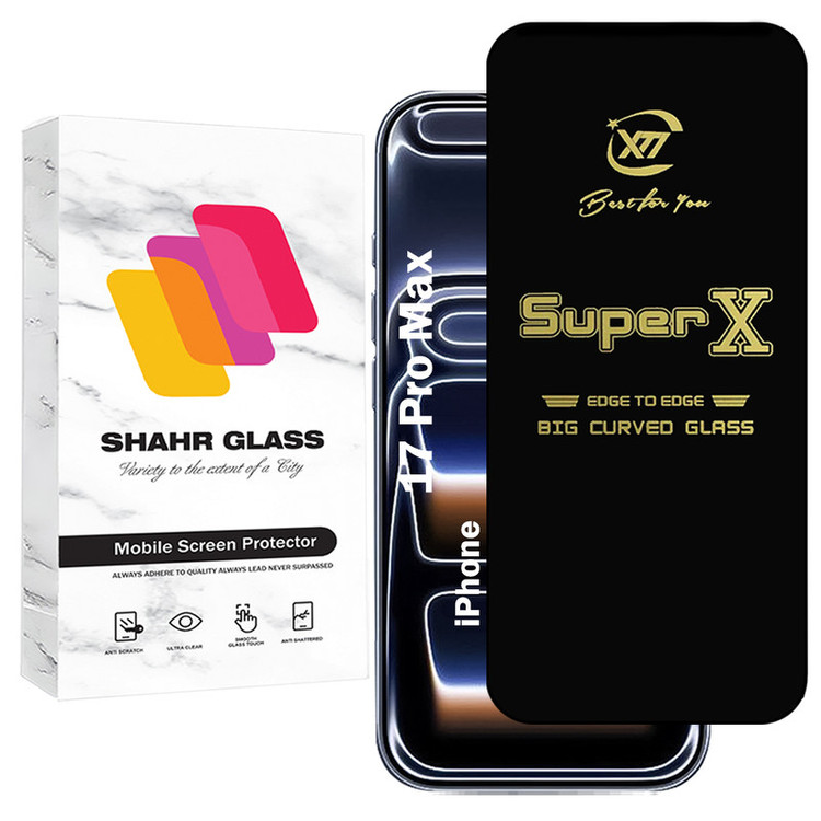 محافظ صفحه نمایش شهر گلس مدل SUPXS20 مناسب برای گوشی موبایل اپل iPhone 17 Pro Max