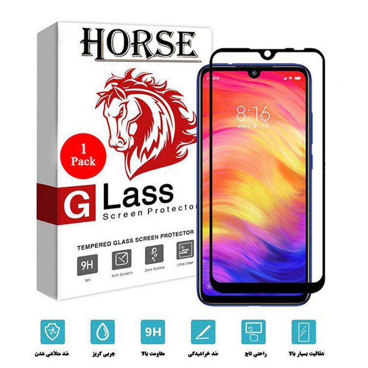 محافظ صفحه نمایش هورس مدل FUL-H مناسب برای گوشی موبایل شیائومی Redmi Note 7 Pro