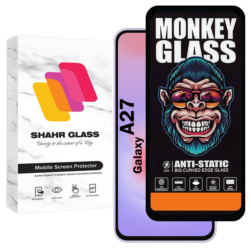 محافظ صفحه نمایش شهر گلس مدل MONS مناسب برای گوشی موبایل سامسونگ Galaxy A27