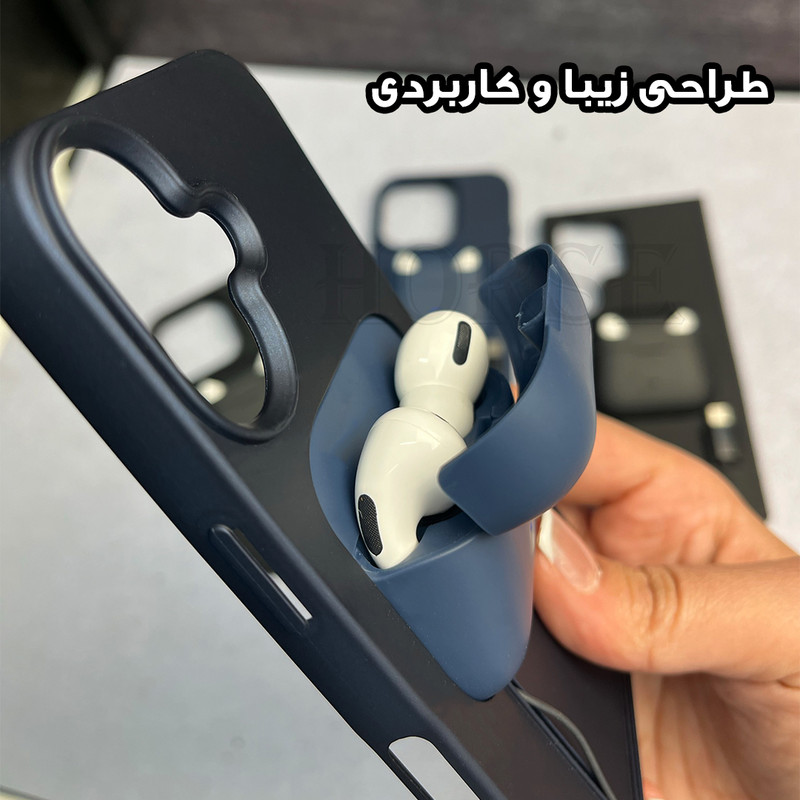 کاور هورس مدل PODSOV مناسب برای گوشی موبایل اپل iPhone 16 Pro Max به همراه ایرپاد