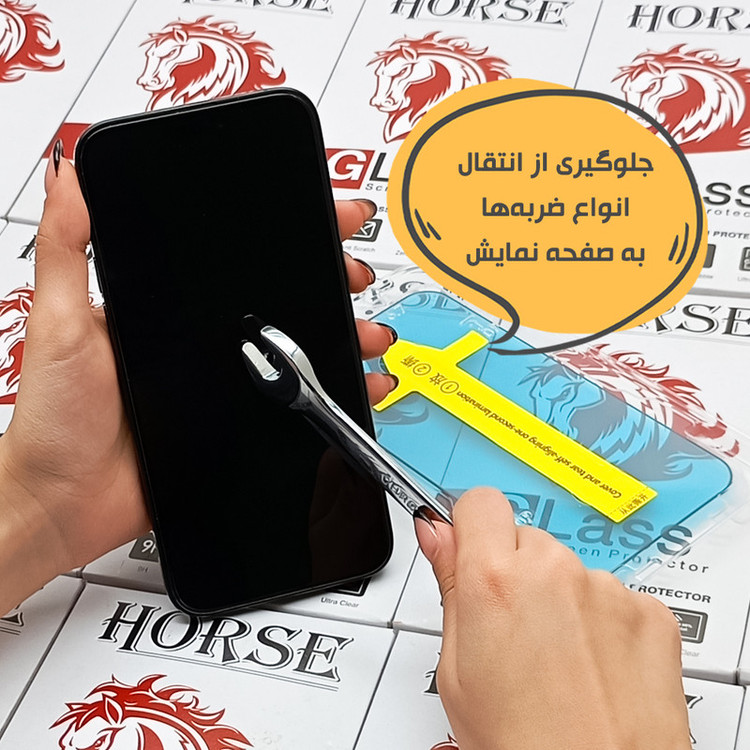 محافظ صفحه نمایش هورس مدل EASYINST مناسب برای گوشی موبایل اپل iPhone 14 Pro