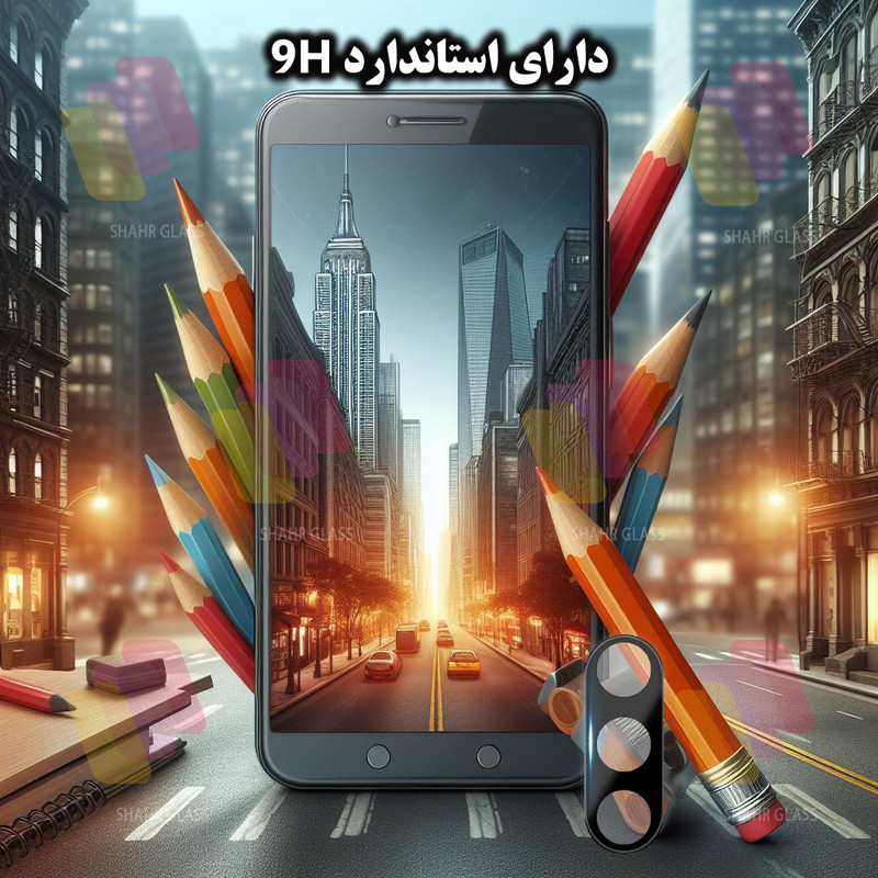 محافظ لنز دوربین شهر گلس مدل LENSFSH مناسب برای گوشی موبایل سامسونگ Galaxy A04s