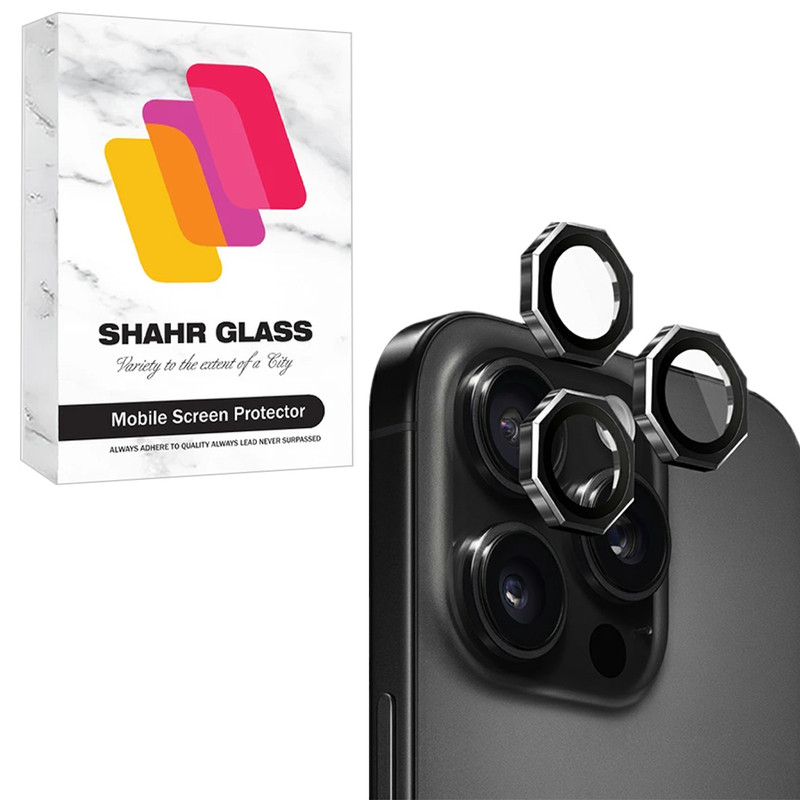 محافظ لنز دوربین شیشه‌ای شهر گلس مدل R8ZS مناسب برای گوشی موبایل اپل iPhone 14 Pro