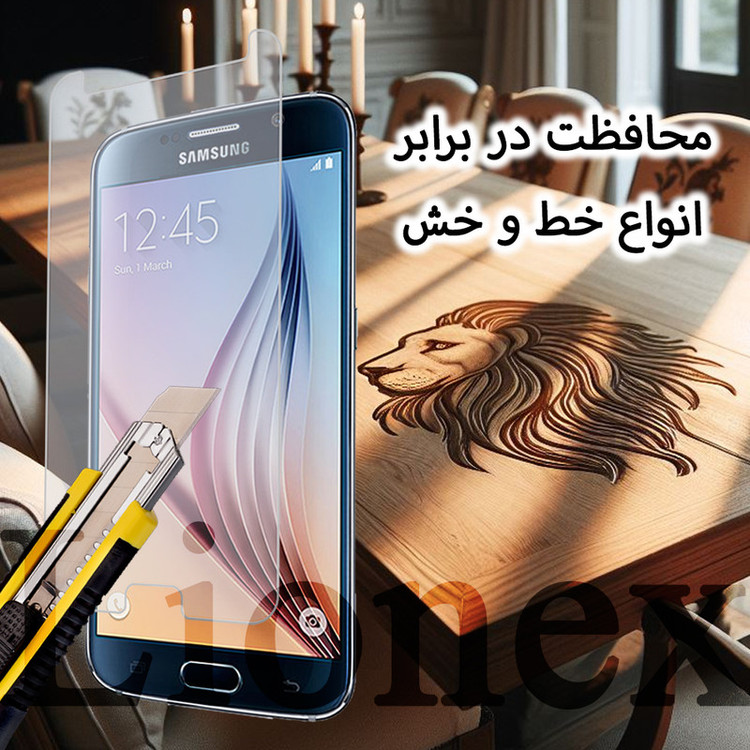 محافظ صفحه نمایش لایونکس مدل SIML20 مناسب برای گوشی موبایل موتورولا Moto E15 / شیائومی Redmi Note 10 Pro