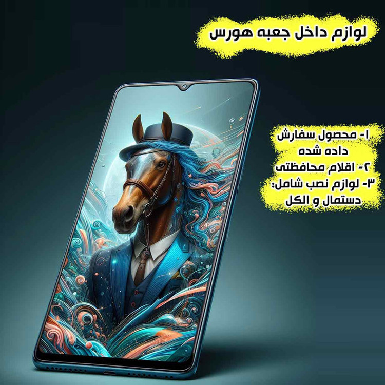 محافظ صفحه نمایش آنتی استاتیک هورس مدل ANTI2H مناسب برای گوشی موبایل سامسونگ Galaxy A24 4G/ M34 5G / A15 4G / A15 5G / A25 5G