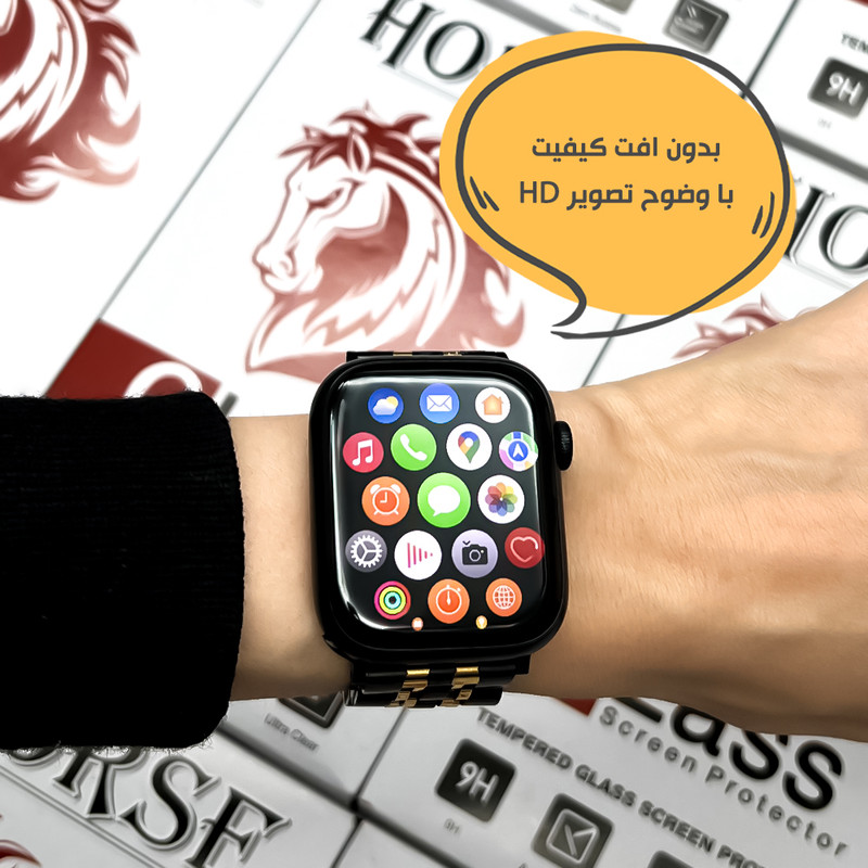محافظ صفحه نمایش هورس مدل HWPM مناسب برای ساعت هوشمند اپل واچ Watch Series 11 42mm