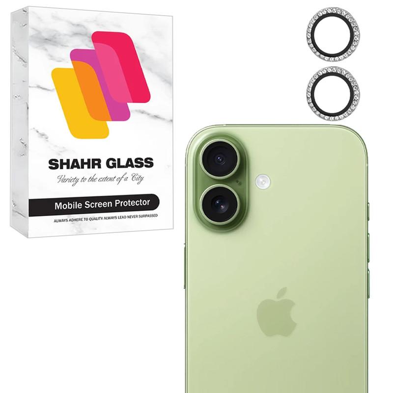 محافظ لنز دوربین شیشهای شهر گلس مدل NRIS20 مناسب برای گوشی موبایل اپل iPhone 17