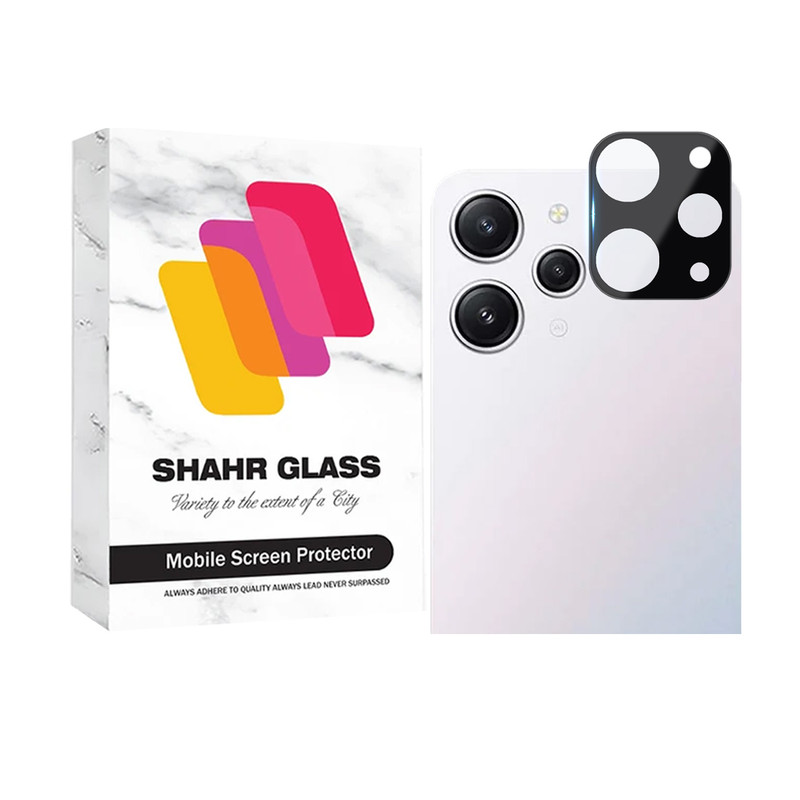 محافظ لنز دوربین شهر گلس مدل FULLENSS مناسب برای گوشی موبایل شیائومی Redmi 12 4G / Redmi 12 5G / Poco M6 Pro 5G