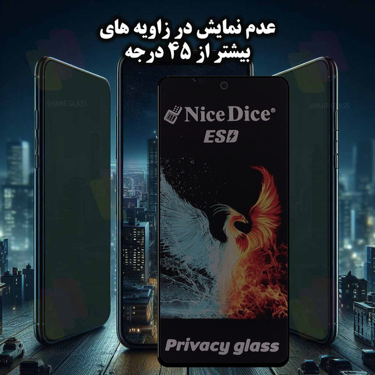محافظ صفحه نمایش شهر گلس مدل SND7 مناسب برای گوشی موبایل سامسونگ Galaxy F06 5G / Galaxy M06 5G / Galaxy A06 5G / Galaxy F16 5G / Galaxy M16 5G / ریلمی C61 / Note 60 / Note 60x / رد تون Red Tone E10