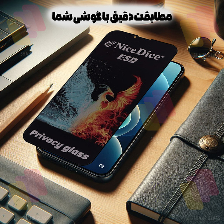 محافظ صفحه نمایش شهر گلس مدل SND7 مناسب برای گوشی موبایل سامسونگ Galaxy F06 5G / Galaxy M06 5G / Galaxy A06 5G / Galaxy F16 5G / Galaxy M16 5G / ریلمی C61 / Note 60 / Note 60x / رد تون Red Tone E10