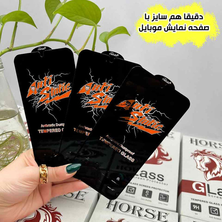 محافظ صفحه نمایش آنتی استاتیک هورس مدل ANTI2H مناسب برای گوشی موبایل سامسونگ Galaxy S21 FE 5G
