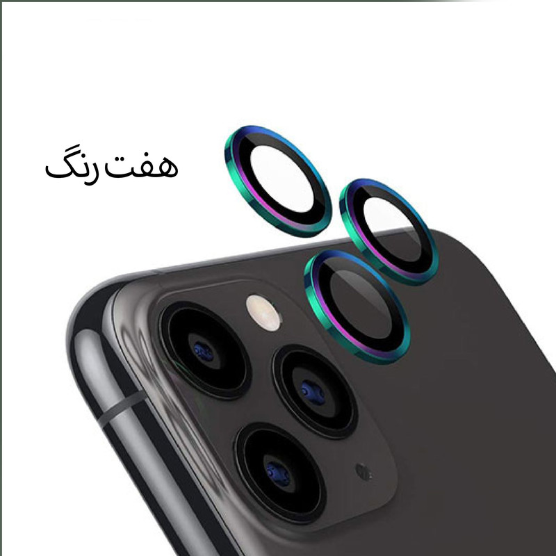 محافظ لنز دوربین شهر گلس مدل RING مناسب برای گوشی موبایل اپل iPhone 13 Pro / 13 Pro Max