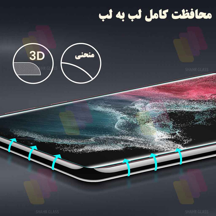 محافظ صفحه نمایش یووی شهر گلس مدل UVNANOMTBSH مناسب برای گوشی موبایل سامسونگ Galaxy S20 Ultra 4G / S20 Ultra 5G به همراه محافظ پشت گوشی