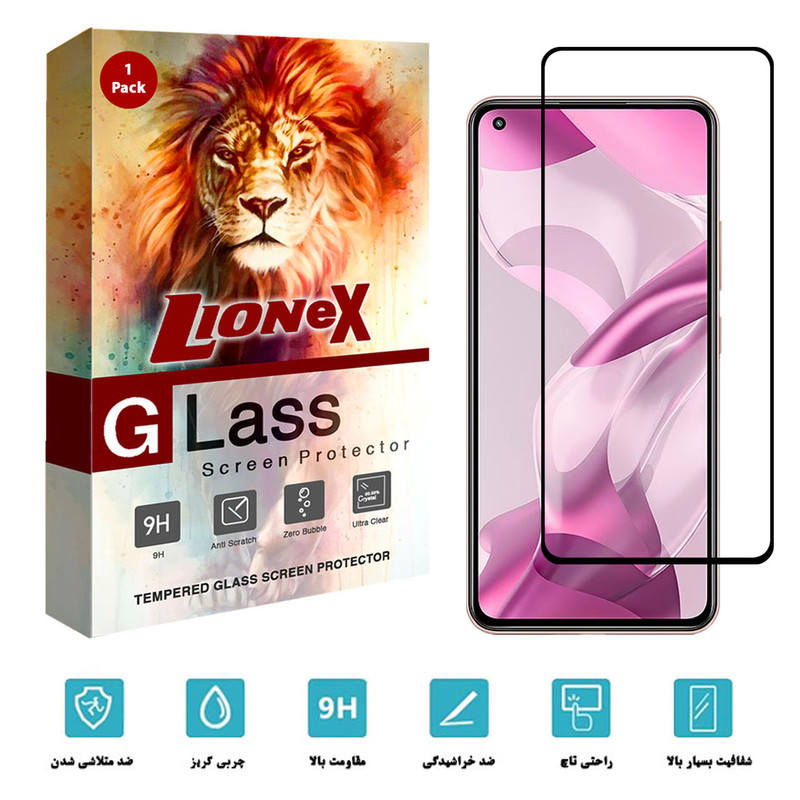 محافظ صفحه نمایش سرامیکی لایونکس مدل CRC-L مناسب برای گوشی موبایل شیائومی 11 Lite 5G NE