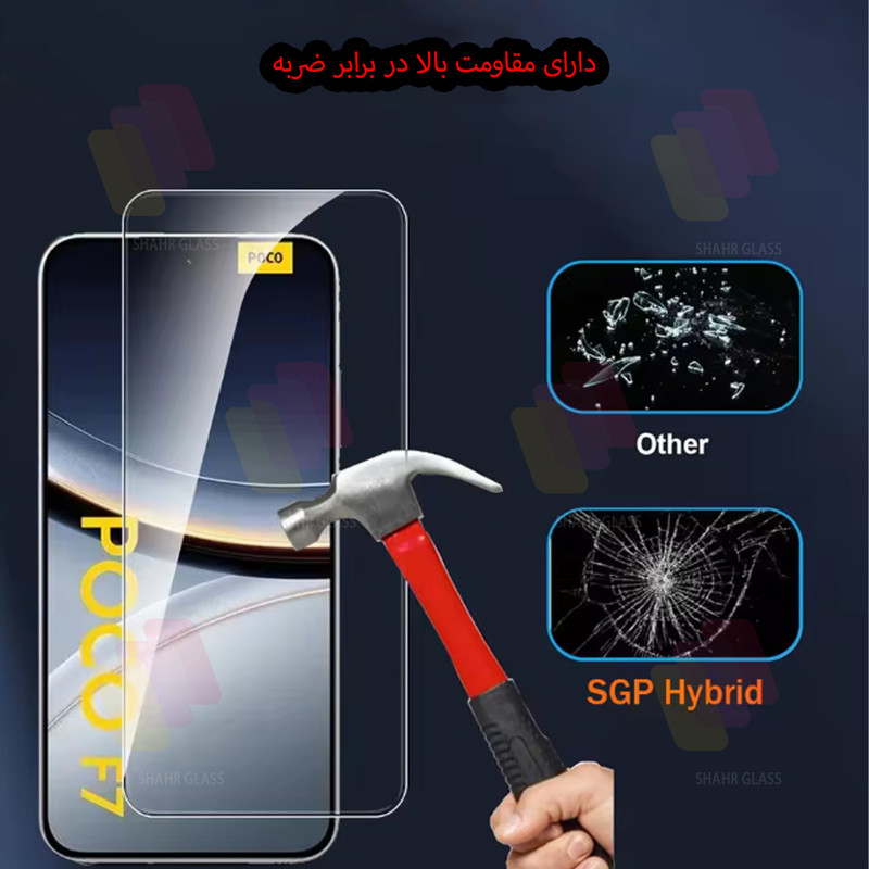 محافظ صفحه نمایش شهر گلس مدل XMTS مناسب برای گوشی موبایل اپل iPhone 14 Pro