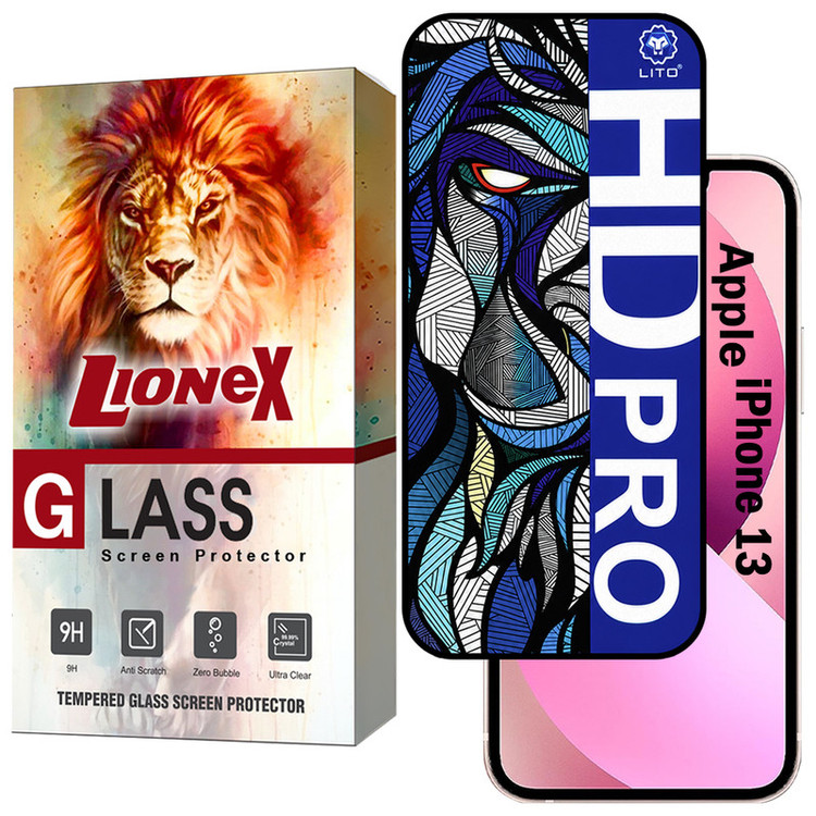محافظ صفحه نمایش لایونکس مدل LITOHDL مناسب برای گوشی موبایل اپل iPhone 13